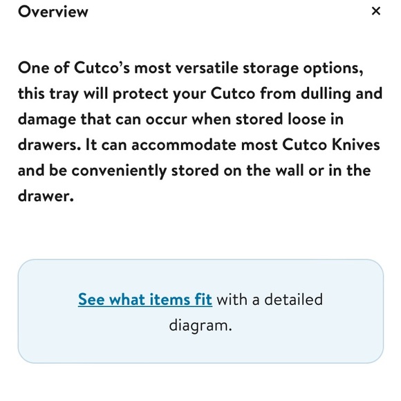 Brand new Cutco knife tray - Picture 3 of 5